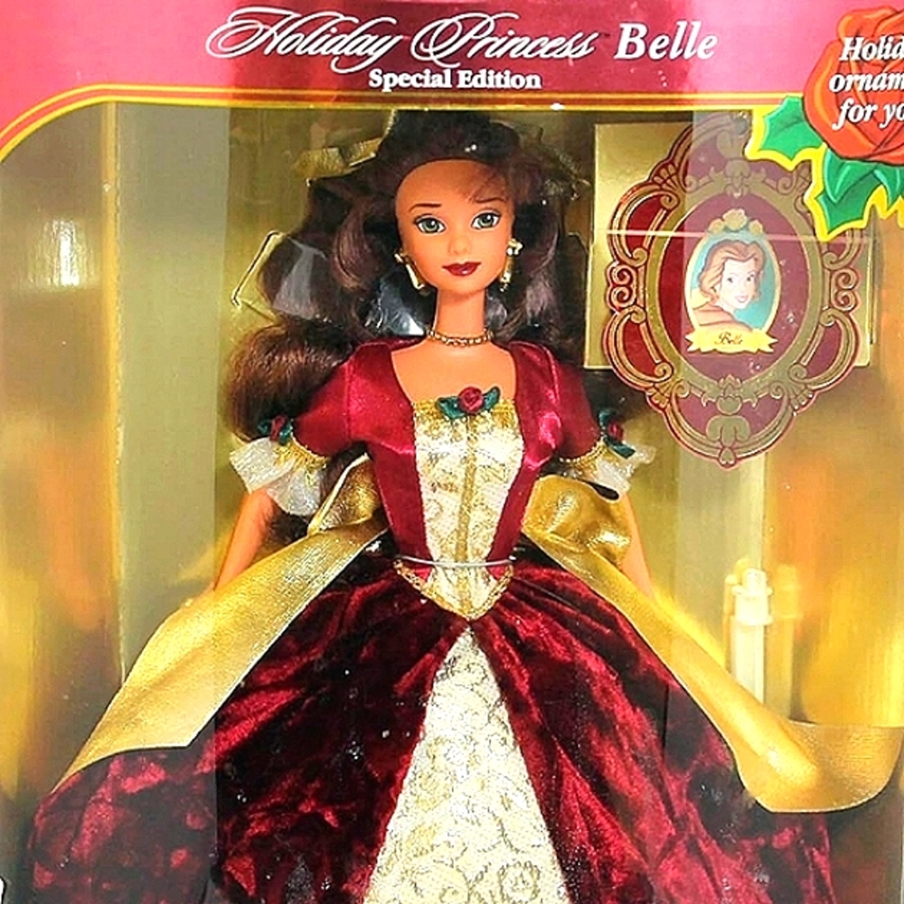 Holiday Princess Belle Special Edition Disney's The Enchanted Christmas NWT